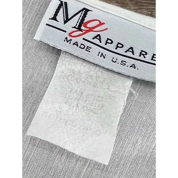 90s Button Front Maxi Tie Back Maxi Dress Grunge Pleated Fabric Size M - Picture 8 of 8